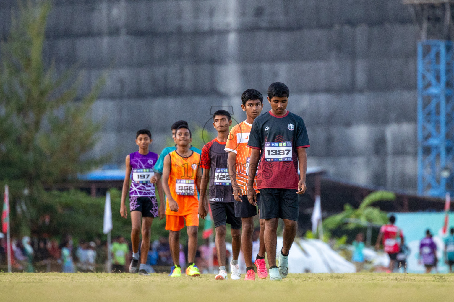 Day 4 of MWSC Interschool Athletics Championships 2024 held in Hulhumale Running Track, Hulhumale, Maldives on Tuesday, 12th November 2024. Photos by: Ismail Thoriq / Images.mv