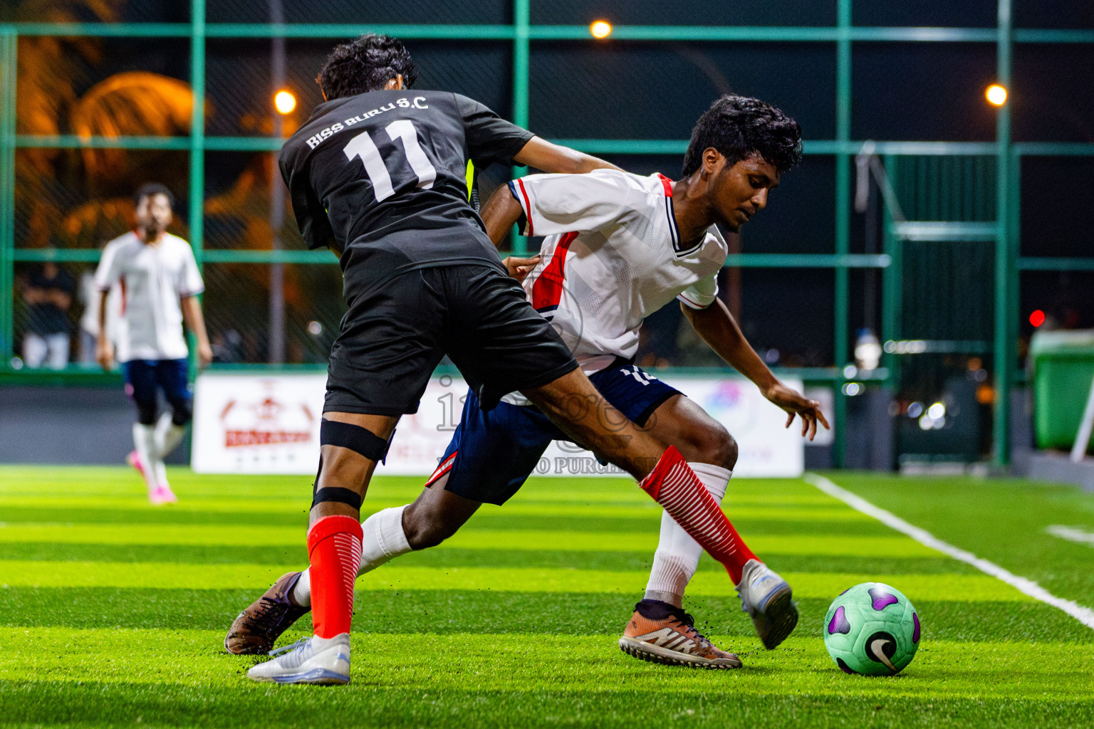 Biss Buru SC vs Club SDZ in Day 4 of BG Futsal Challenge 2024 was held on Friday, 15th March 2024, in Male', Maldives Photos: Nausham Waheed / images.mv