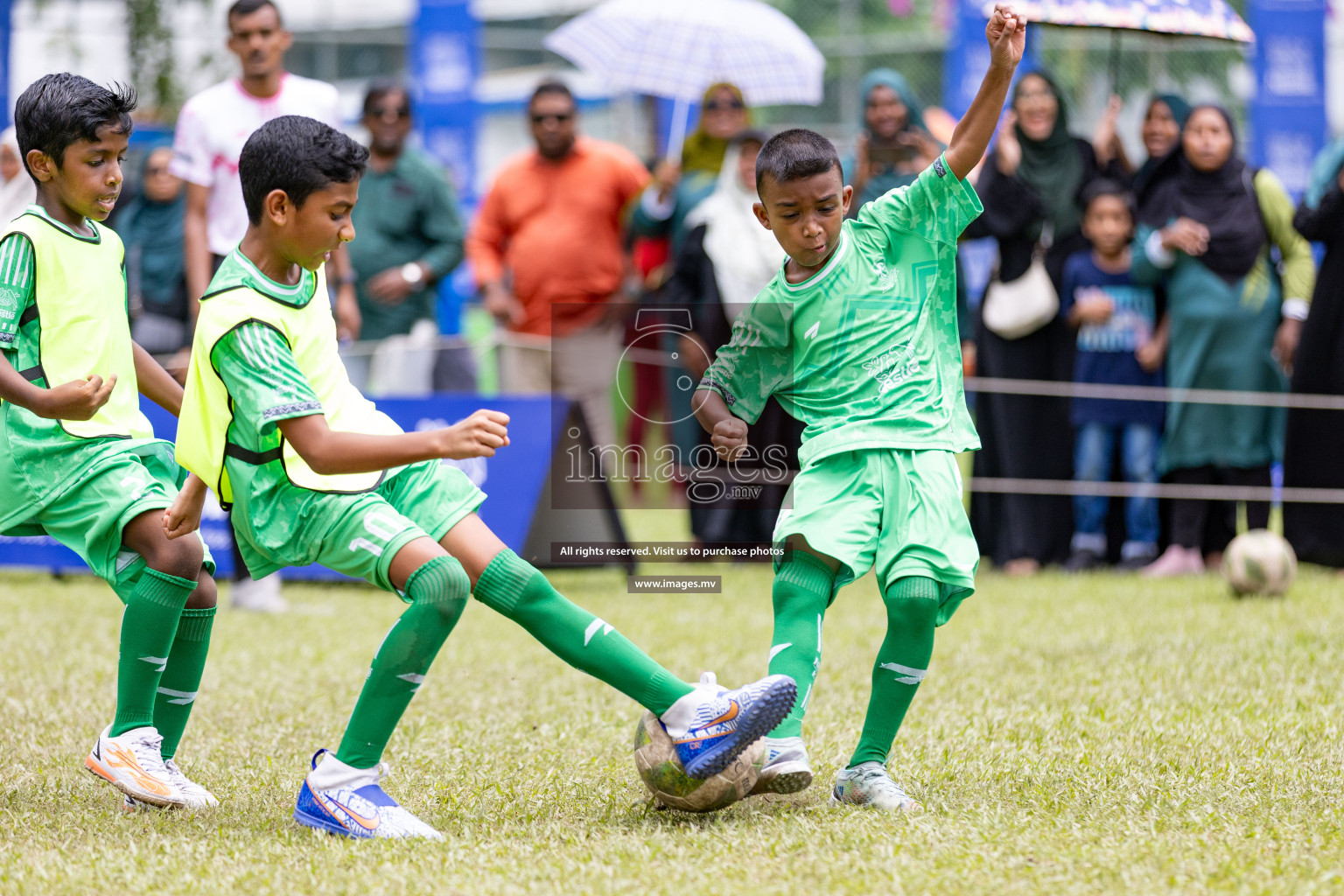 Day 1 of Milo kids football fiesta, held in Henveyru Football Stadium, Male', Maldives on Wednesday, 11th October 2023 Photos: Nausham Waheed/ Images.mv