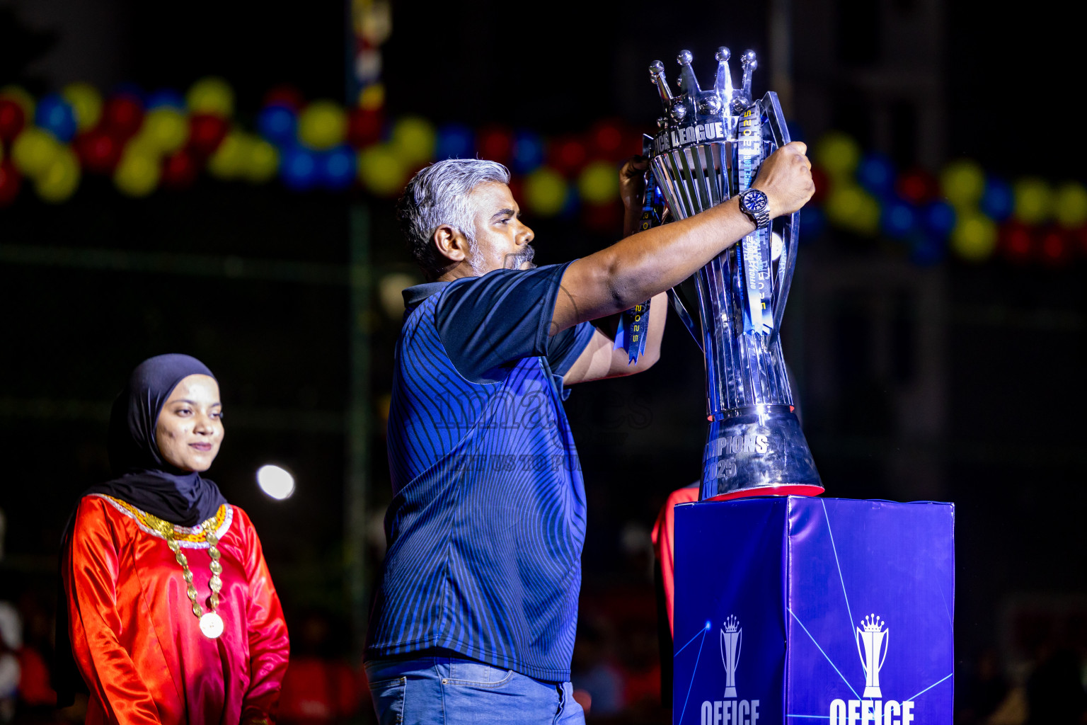 Police Club vs STELCO Rc in Final of Office League 2025 was held on Friday, 9th May 2025 in Hulhumale', Maldives. Photos: Nausham Waheed  / images.mv