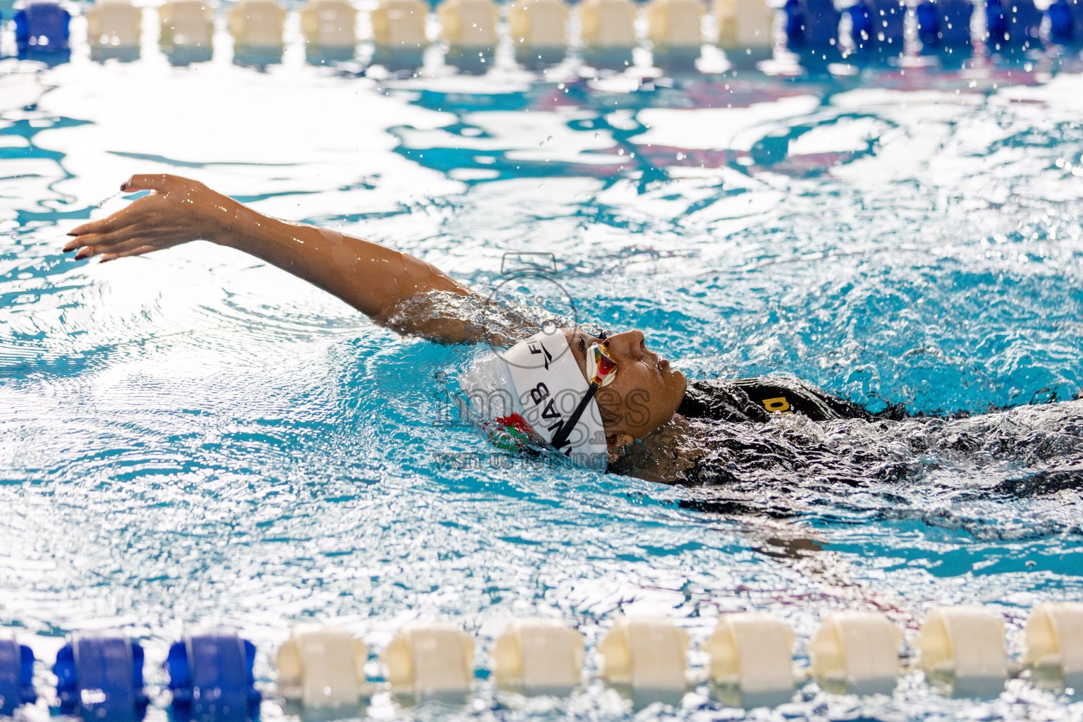 Day 3 of National Swimming Competition 2024 held in Hulhumale', Maldives on Sunday, 15th December 2024. Photos: Hassan Simah / images.mv