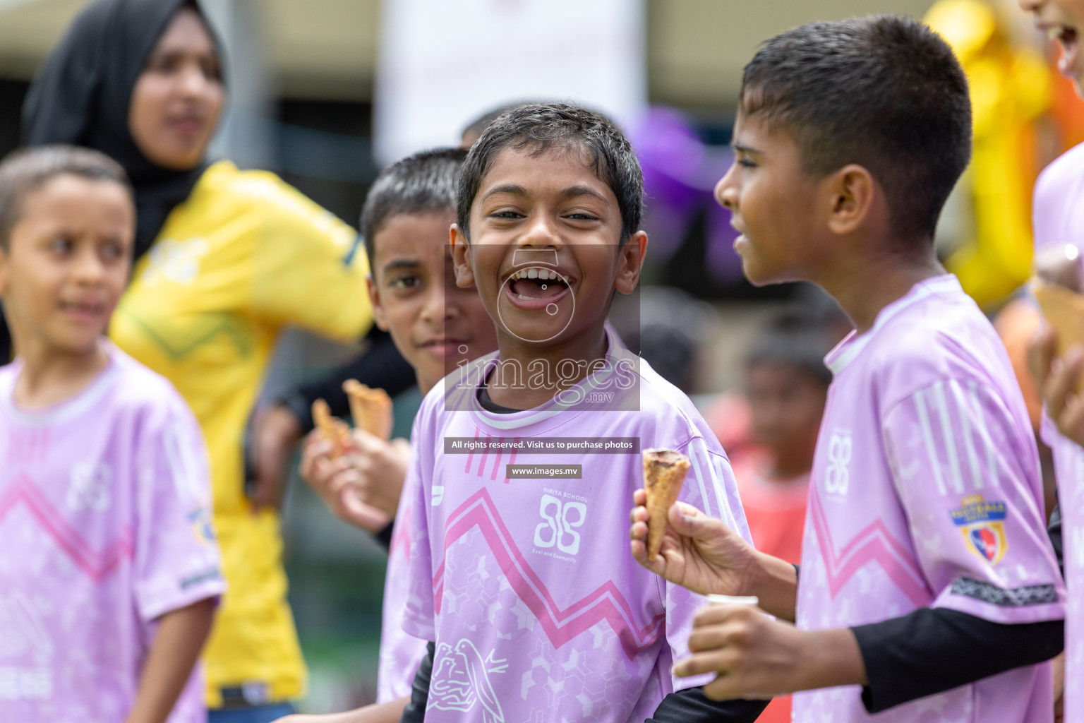 Day 2 of Nestle kids football fiesta, held in Henveyru Football Stadium, Male', Maldives on Thursday, 12th October 2023 Photos: Nausham Waheed Images.mv