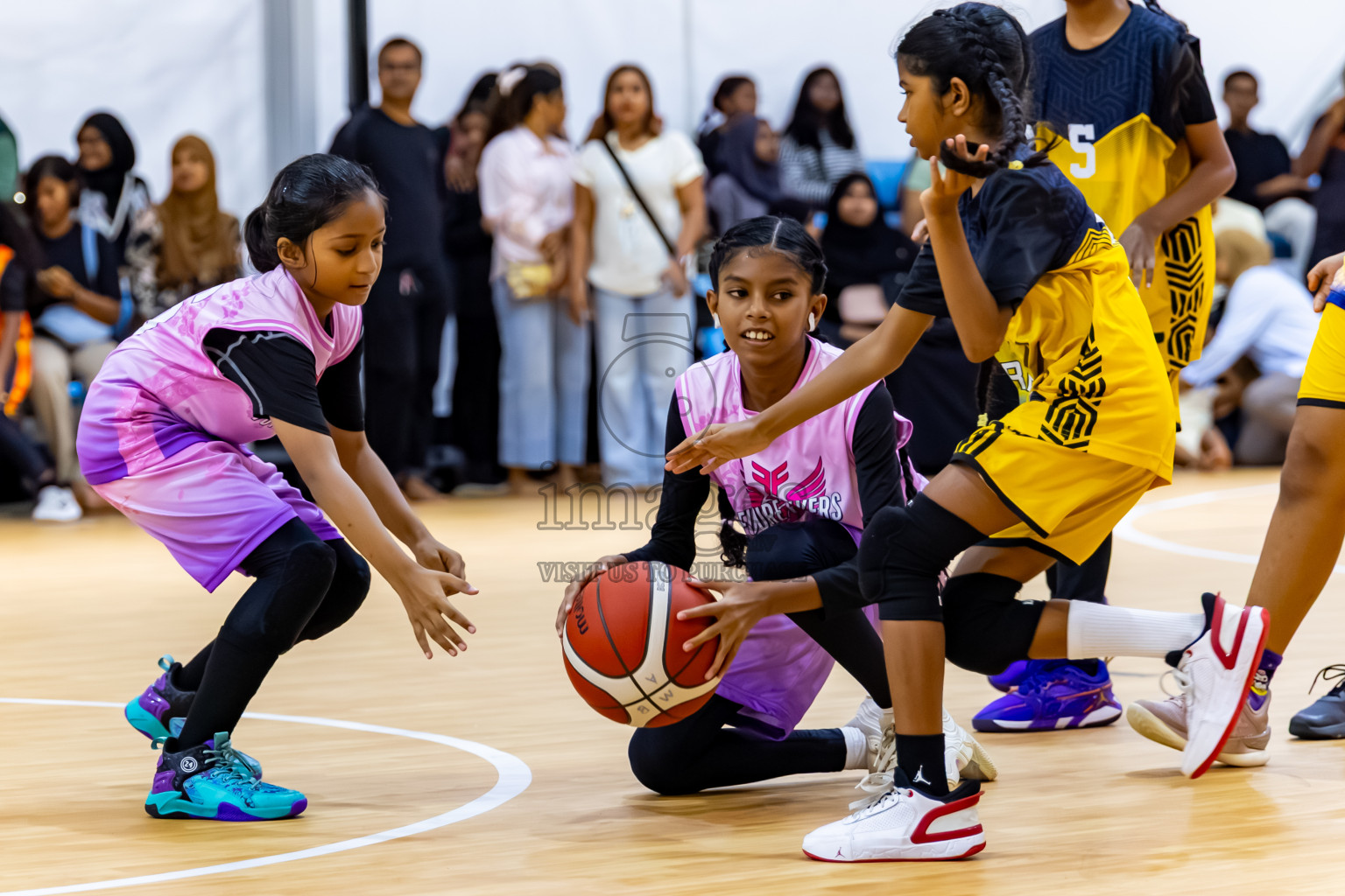 Day 2 of Milo 5 x 5 Junior Challenge 2025 - Basketball tournament held in Basketball Training Center, Male', Maldives on Friday, 10th October 2025. Photos by: Nausham Waheed / Images.mv