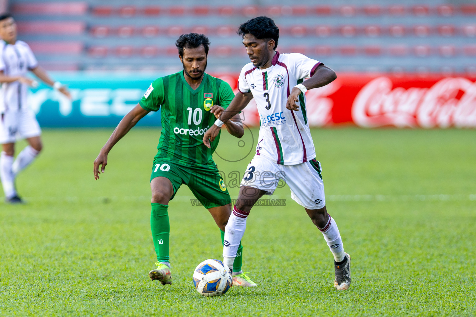 Maziya Sports & Recreation Club vs Mohun Bagan Super Giant in the group stage of AFC Cup 2023 held in the National Stadium, Male, Maldives, on Monday 11th December 2023. Photos: Mohamed Mahfooz Moosa