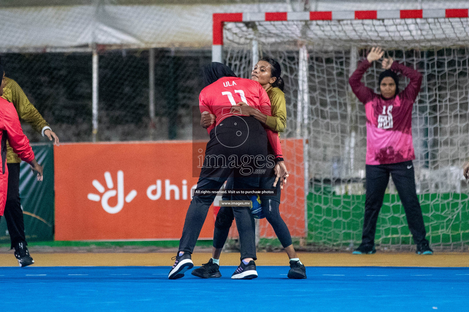 Day 6 of 6th MILO Handball Maldives Championship 2023, held in Handball ground, Male', Maldives on Thursday, 25th May 2023 Photos: Shuu Abdul Sattar/ Images.mv