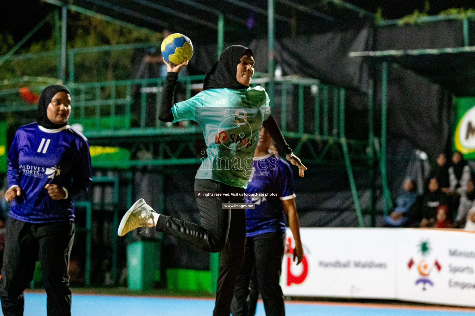 Day 8 of 7th Inter-Office/Company Handball Tournament 2023, held in Handball ground, Male', Maldives on Friday, 23rd September 2023 Photos: Hassan Simah/ Images.mv