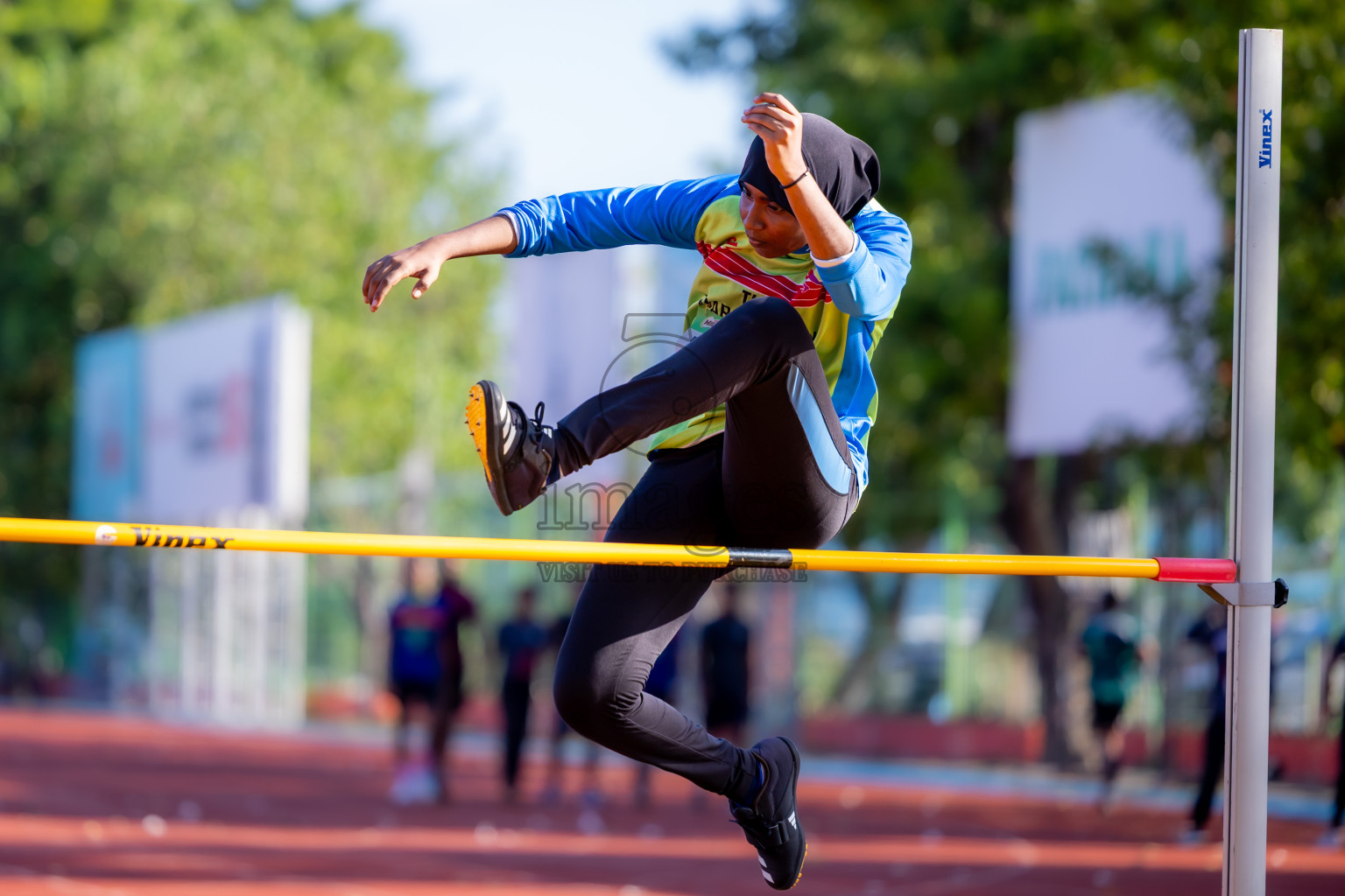 Day 1 of 12th Milo Association Championships was held in Ekuveni Track at Male', Maldives on Thursday, 24th April 2025. Photos: Nausham Waheed / images.mv