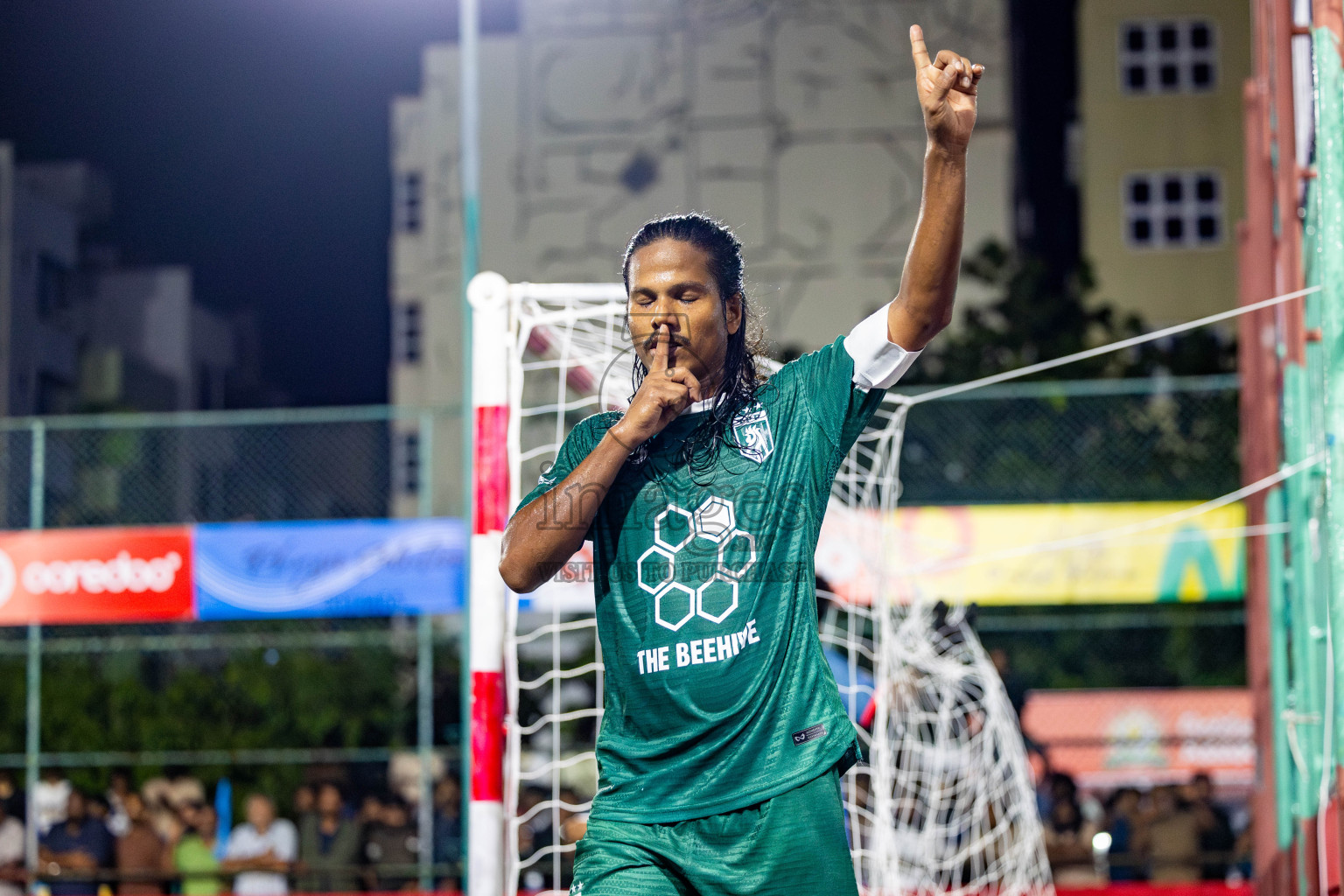 Th Thimarafushi vs Th Dhiyamigili in Day 10 of Golden Futsal Challenge 2025 was held on Tuesday, 14th January 2025, in Hulhumale', Maldives Photos: Nausham Waheed / images.mv