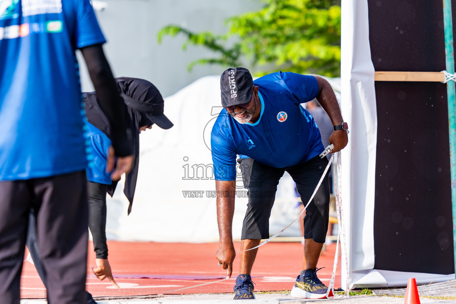 Day 3 of MWSC Interschool Athletics Championships 2024 held in Hulhumale Running Track, Hulhumale, Maldives on Monday, 11th November 2024. Photos by:  Nausham Waheed / Images.mv