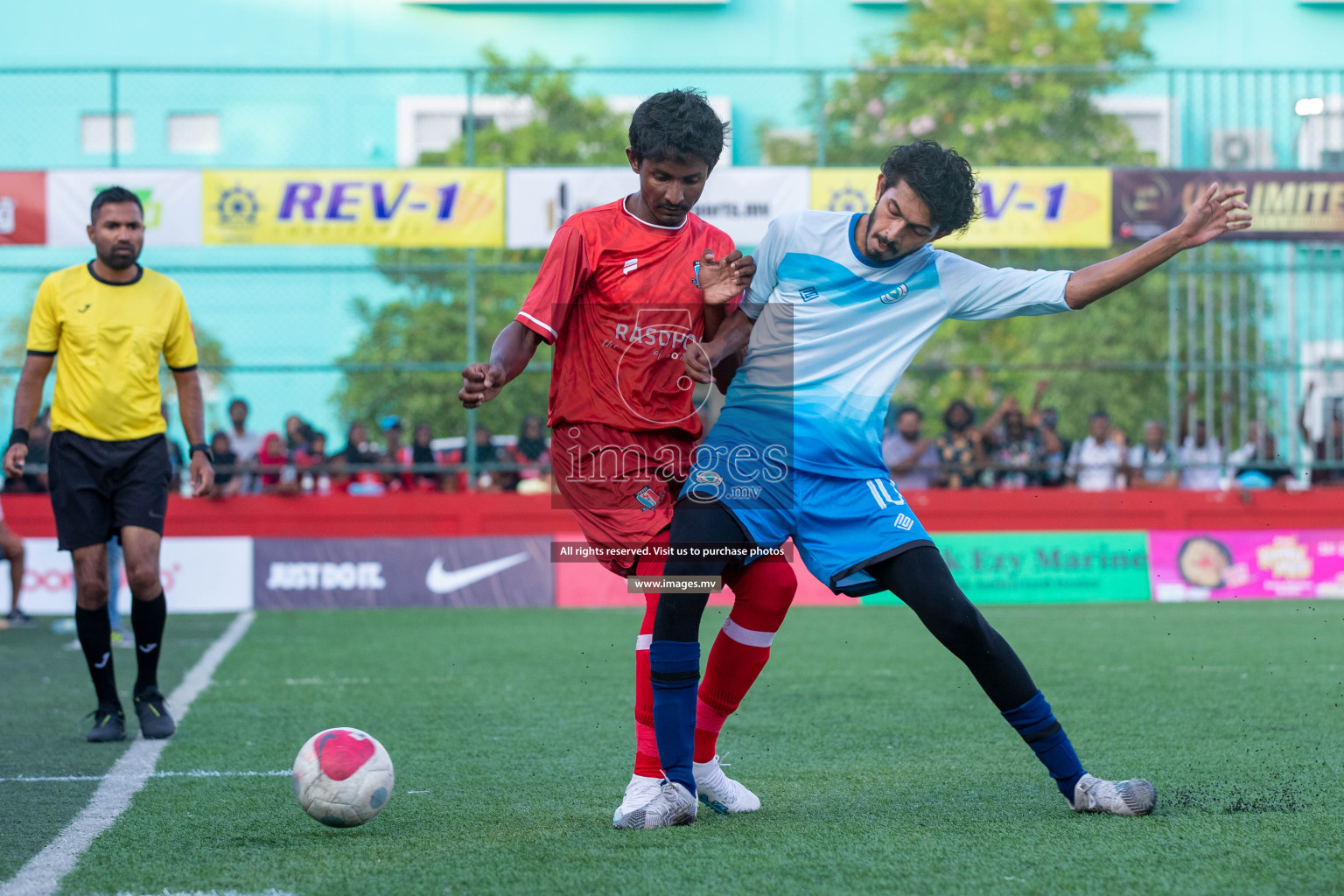 AA. Rasdhoo vs AA. Thoddoo in Day 7 of Golden Futsal Challenge 2023 on 11 February 2023 in Hulhumale, Male, Maldives