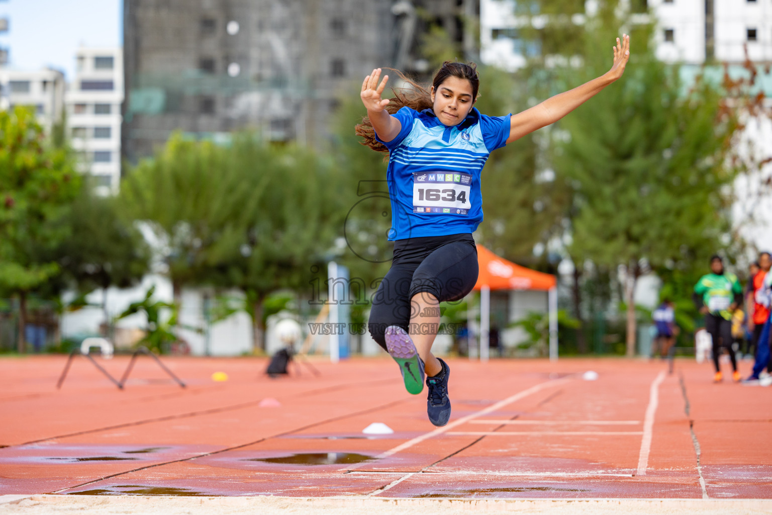 Day 2 of MWSC Interschool Athletics Championships 2024 held in Hulhumale Running Track, Hulhumale, Maldives on Sunday, 10th November 2024. 
Photos by:  Hassan Simah / Images.mv