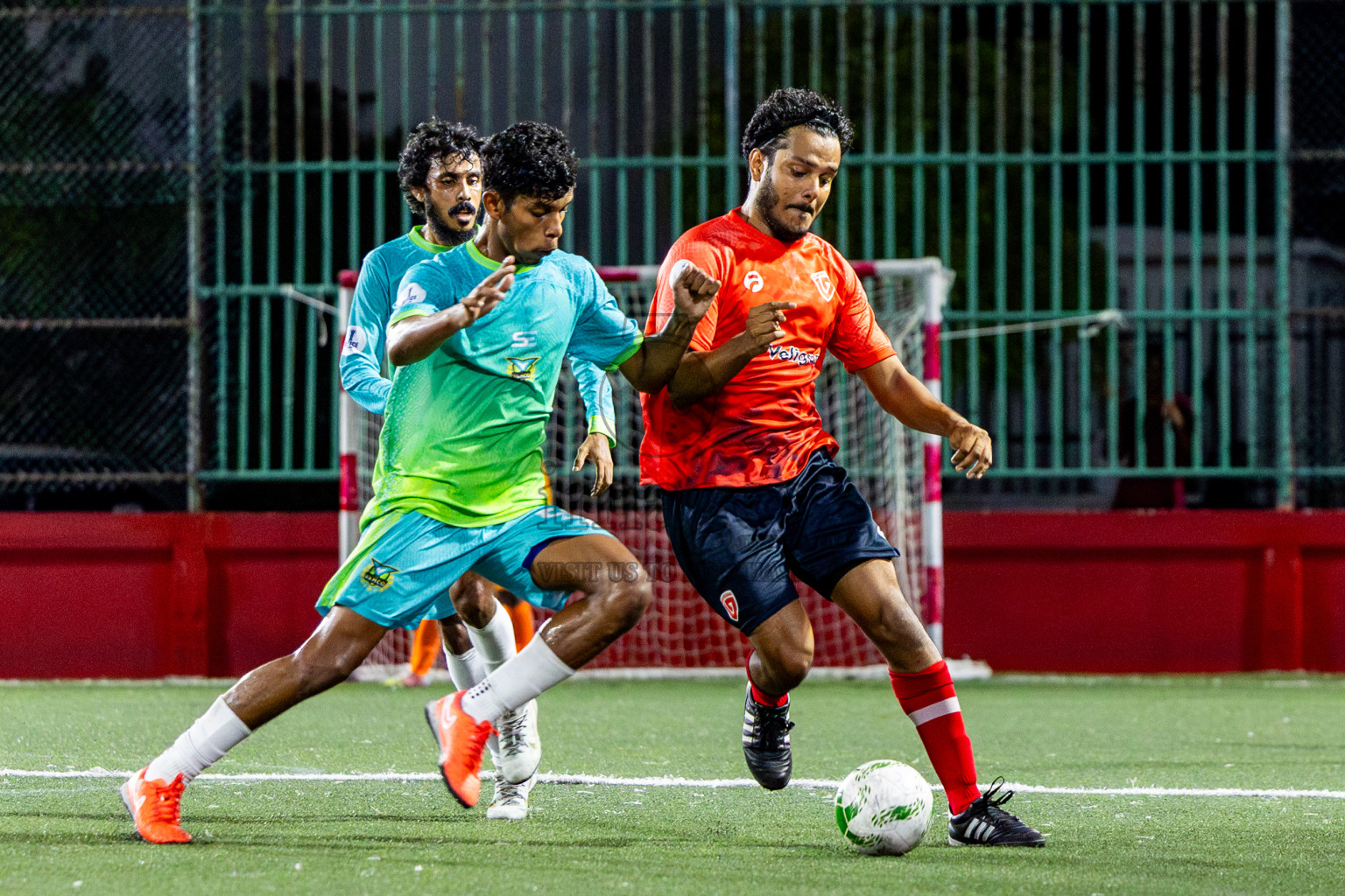 WAMCO vs Veliga in Day 10 of Office League 2025 was held on Friday, 25th April 2025 in Hulhumale', Maldives. Photos: Nausham Waheed / images.mv
