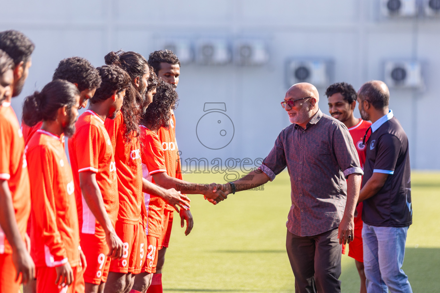 Huss Songun Football Team vs CC Sports Club in Day 2 of Eydhafushi Cup 2025 held in Eydhafushi Football Stadium at B. Eydhafushi, Maldives on Saturday, 6th September 2025. Photos: Mohamed Mahfouz Moosa / images.mv