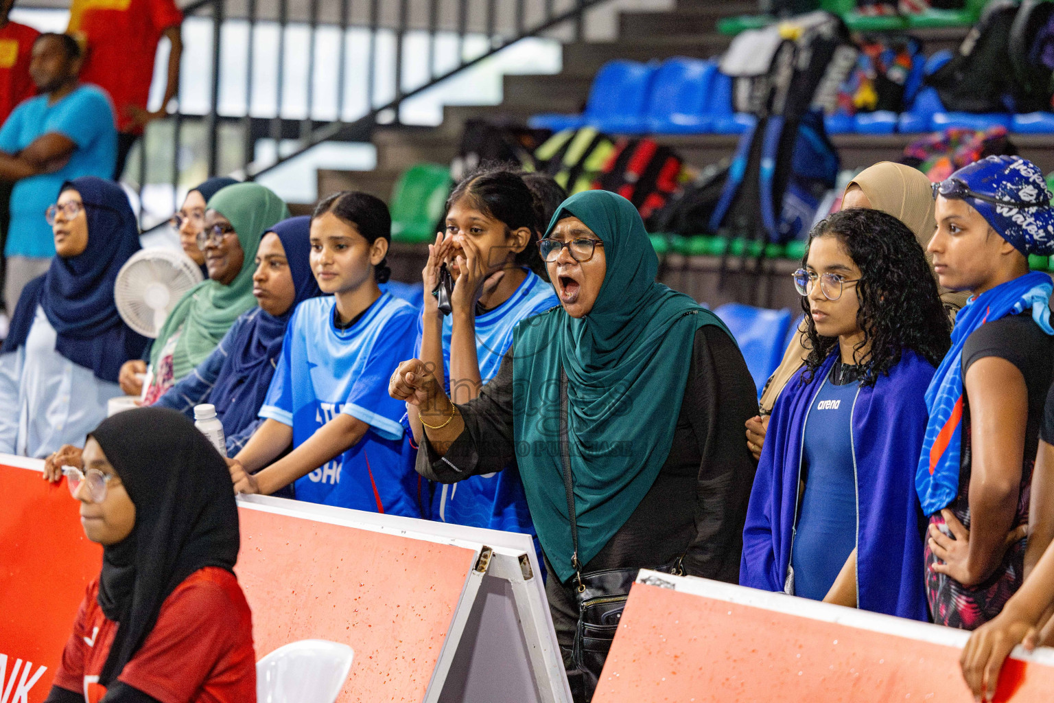 Day 4 of National Swimming Competition 2024 held in Hulhumale', Maldives on Monday, 16th December 2024. 
Photos: Hassan Simah / images.mv