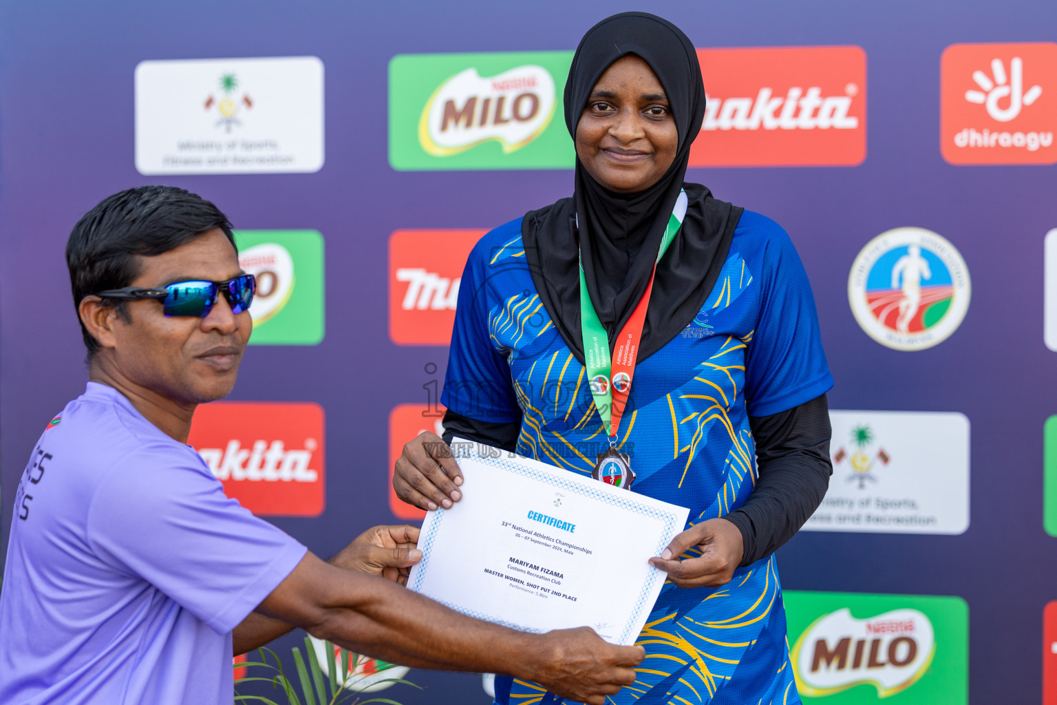 Day 3 of 33rd National Athletics Championship was held in Ekuveni Track at Male', Maldives on Saturday, 7th September 2024.
Photos: Suaadh Abdul Sattar / images.mv