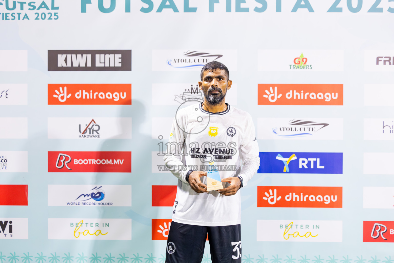 Fehendhoo vs Eydhafushi in Day 7 of Better in Baa Futsal Fiesta 2025 Men's division held in B. Eydhafushi, Maldives on Tuesday, 11th November 2025. Photos: Nausham Waheed / images.mv