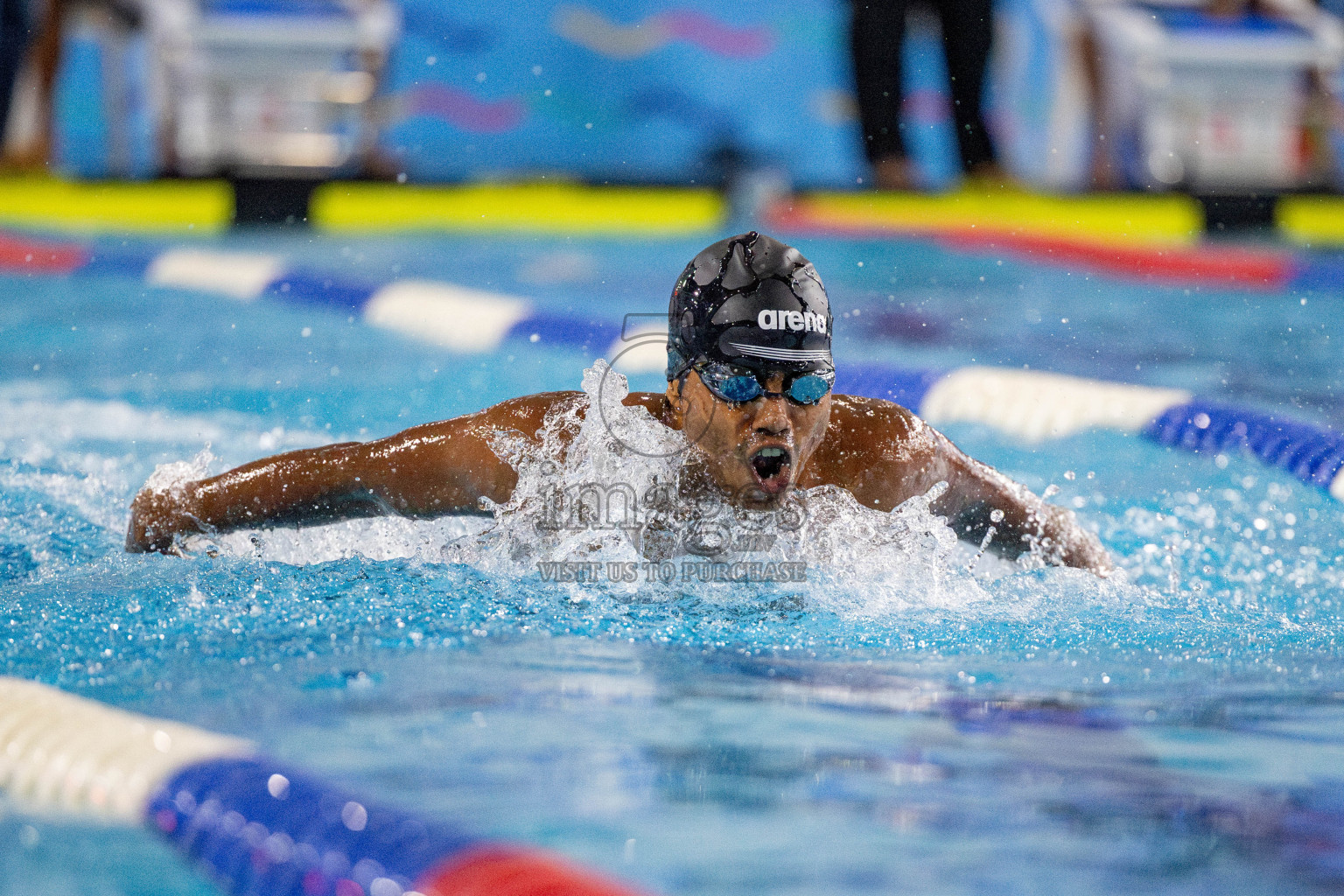 Day 4 of National Swimming Competition 2024 held in Hulhumale', Maldives on Monday, 16th December 2024. 
Photos: Hassan Simah / images.mv