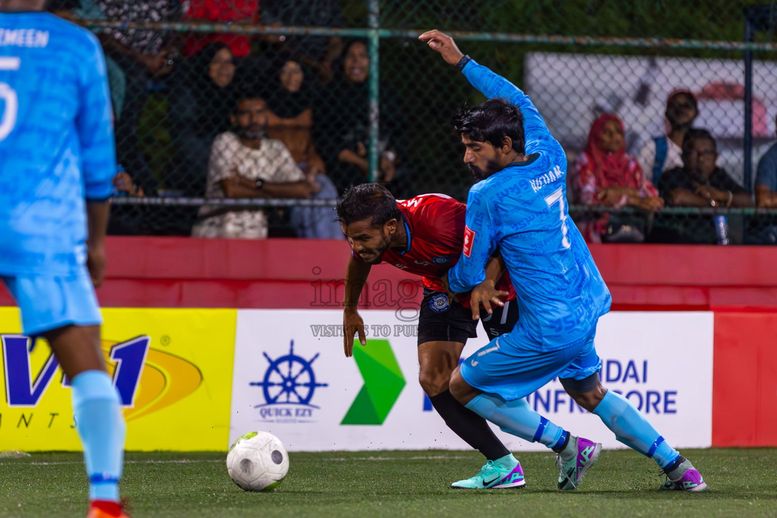 GA Villingili vs GA Kolamaafushi in Day 10 of Golden Futsal Challenge 2024 was held on Tuesday, 23rd January 2024, in Hulhumale', Maldives
Photos: Ismail Thoriq / images.mv