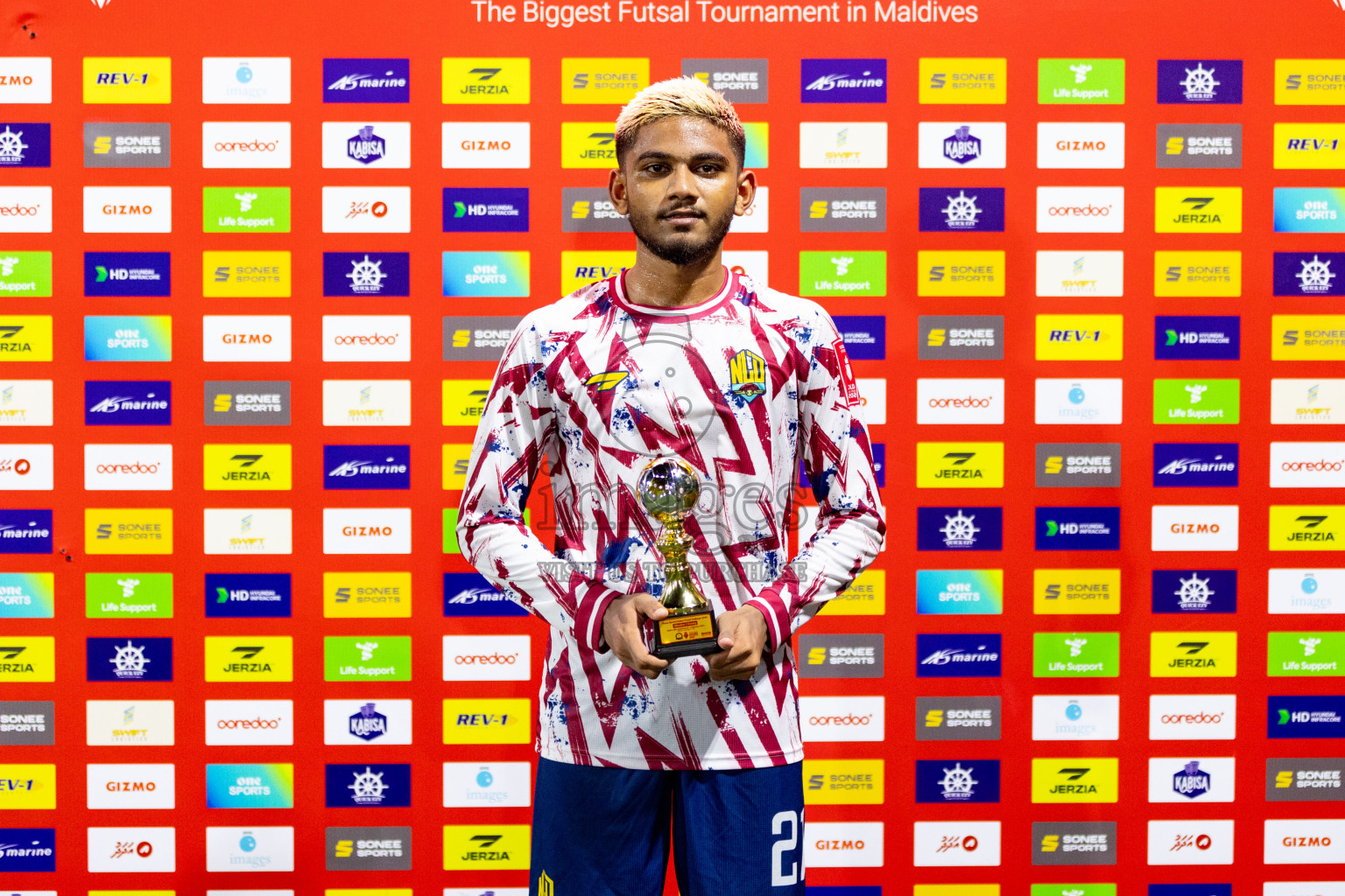 GA. Nilandhoo vs GA. Kondey in Day 19 of Golden Futsal Challenge 2024 was held on Friday, 2nd February 2024 in Hulhumale', Maldives 
Photos: Hassan Simah / images.mv