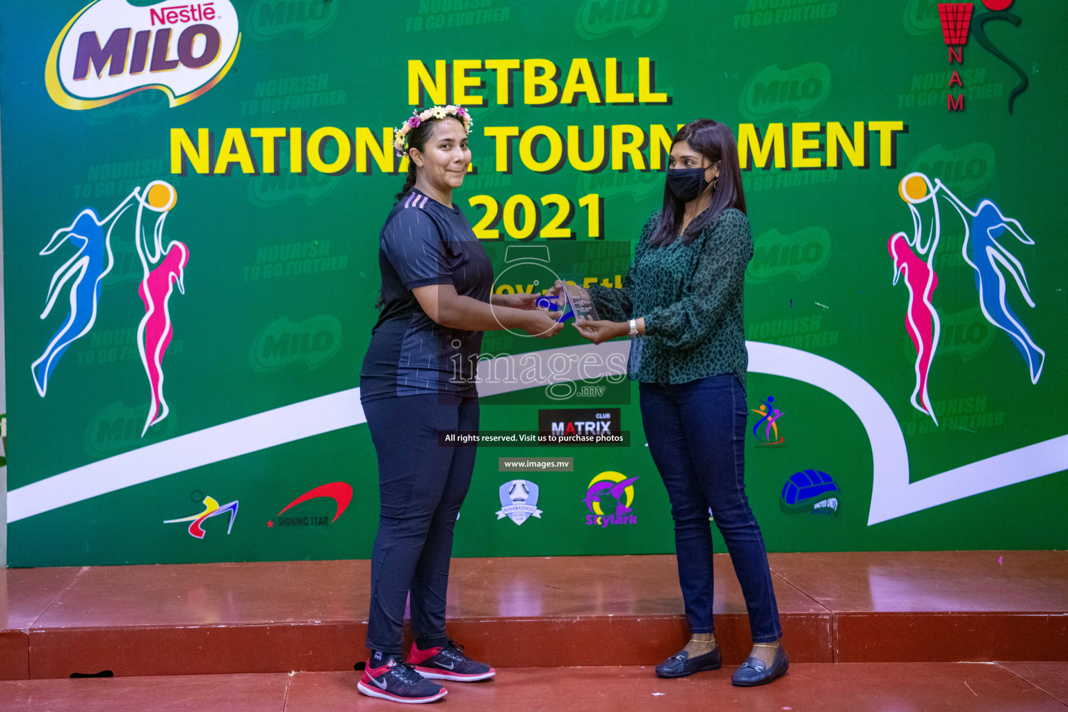 Kulhudhuffushi Youth & R.C vs Club Green Streets in the Finals of Milo National Netball Tournament 2021 (Women's) held on 5th December 2021 in Male', Maldives Photos: Ismail Thoriq / images.mv