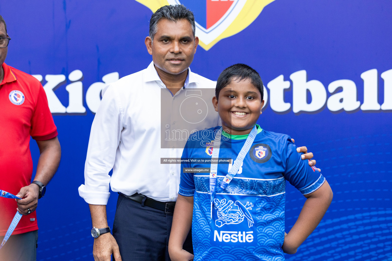 Day 1 of Nestle kids football fiesta, held in Henveyru Football Stadium, Male', Maldives on Wednesday, 11th October 2023 Photos: Nausham Waheed Images.mv