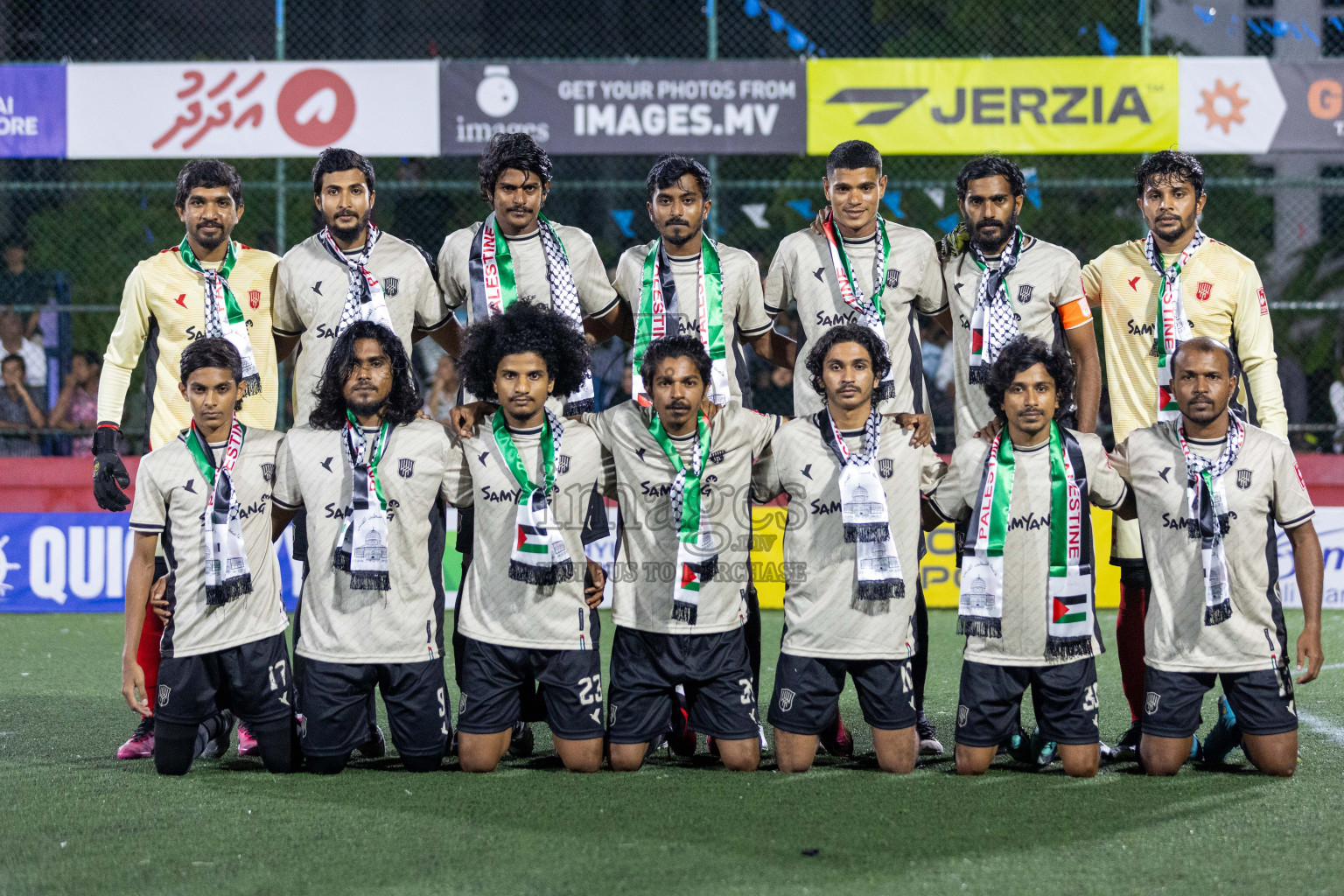 Lh Hinnavaru vs Lh Kurendhoo in Day 21 of Golden Futsal Challenge 2024 was held on Sunday , 4th February 2024 in Hulhumale', Maldives Photos: Nausham Waheed / images.mv