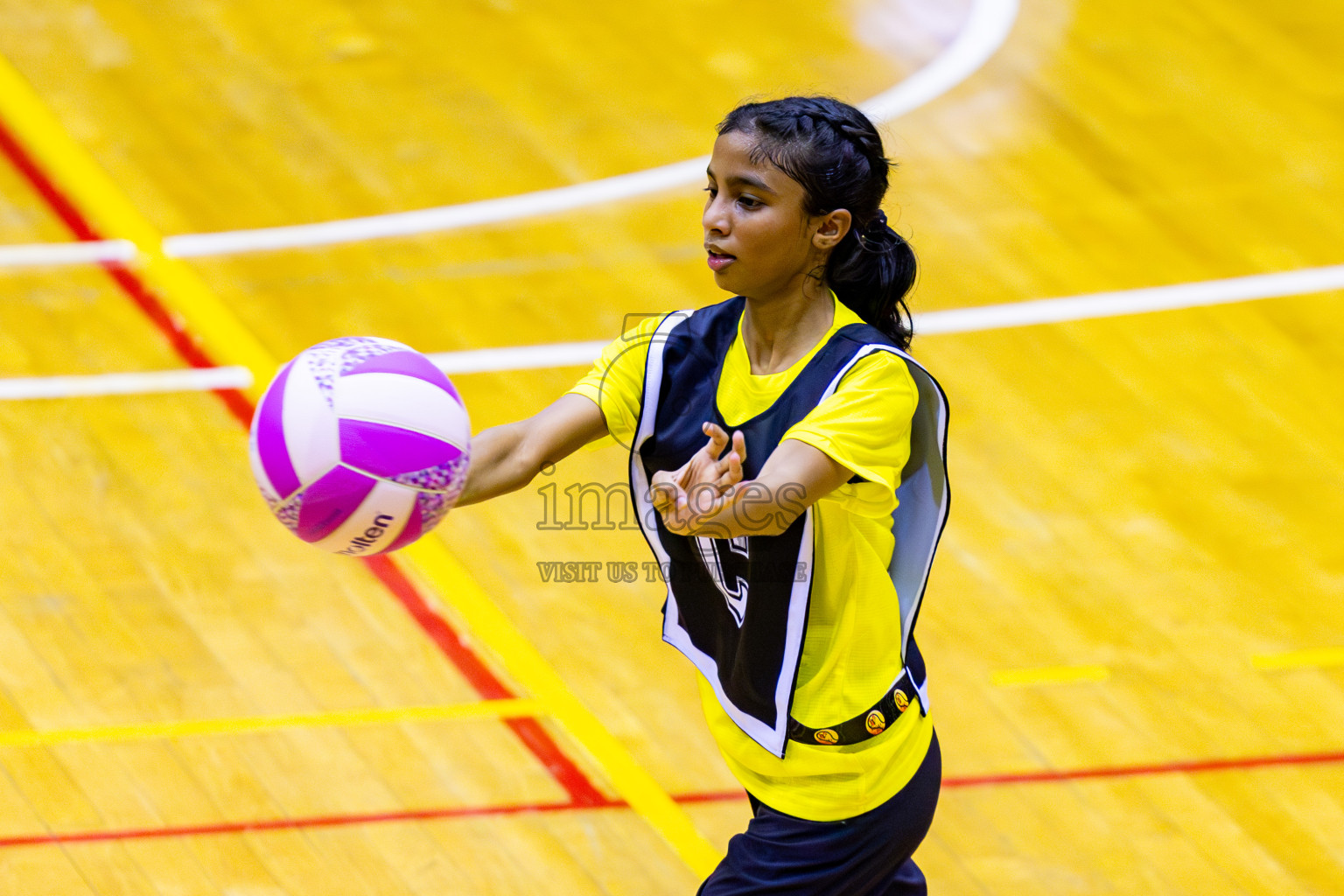 KYRC vs Invicto SC in Day 1 of 24th Milo Netball Association Championship held in Social Center at Male', Maldives on Monday, 1st September 2025. Photos: Nausham Waheed / images.mv