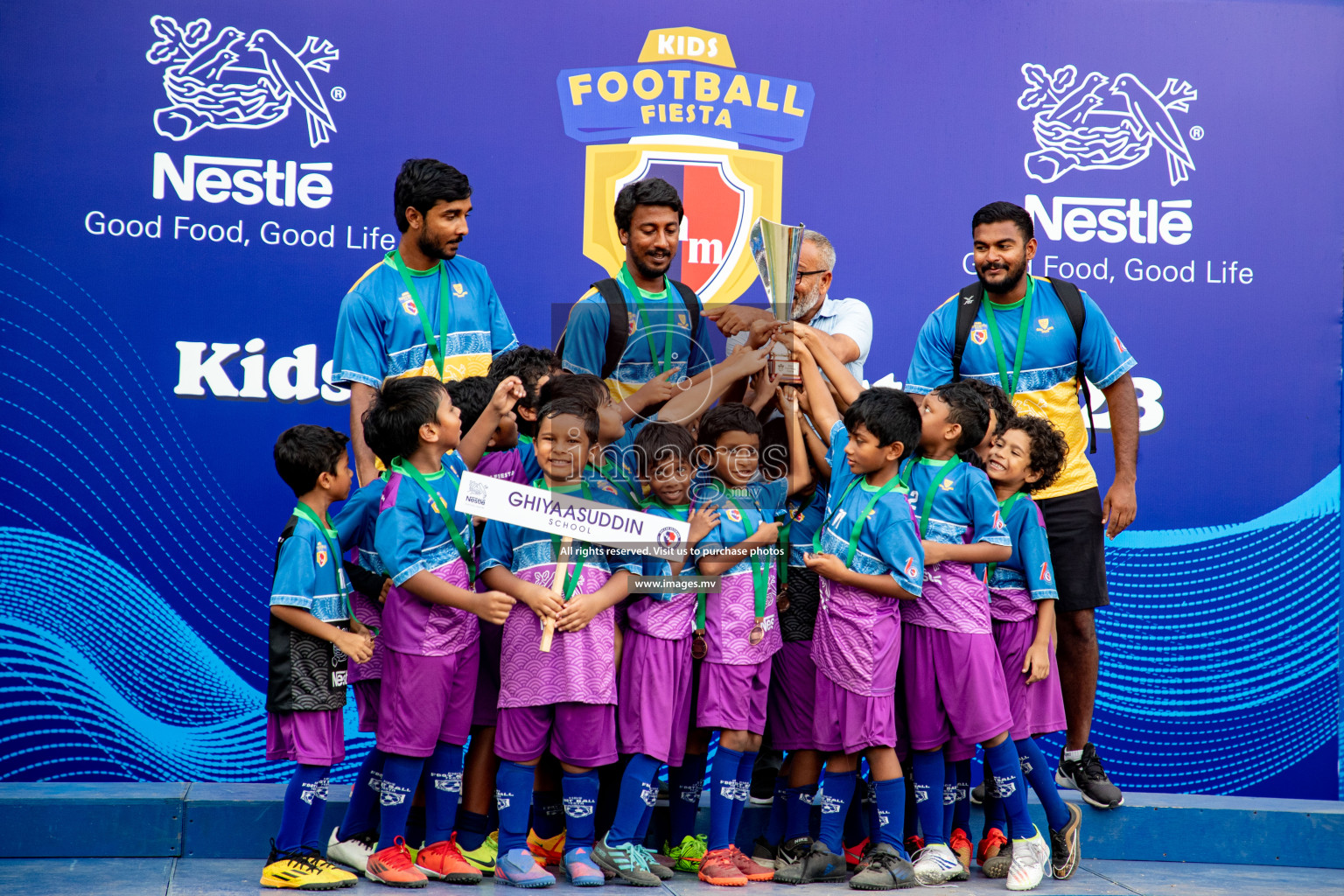 Finals & Closing Ceremony of Nestlé Kids Football Fiesta 2023 held in Male', Maldives on 25 February 2023