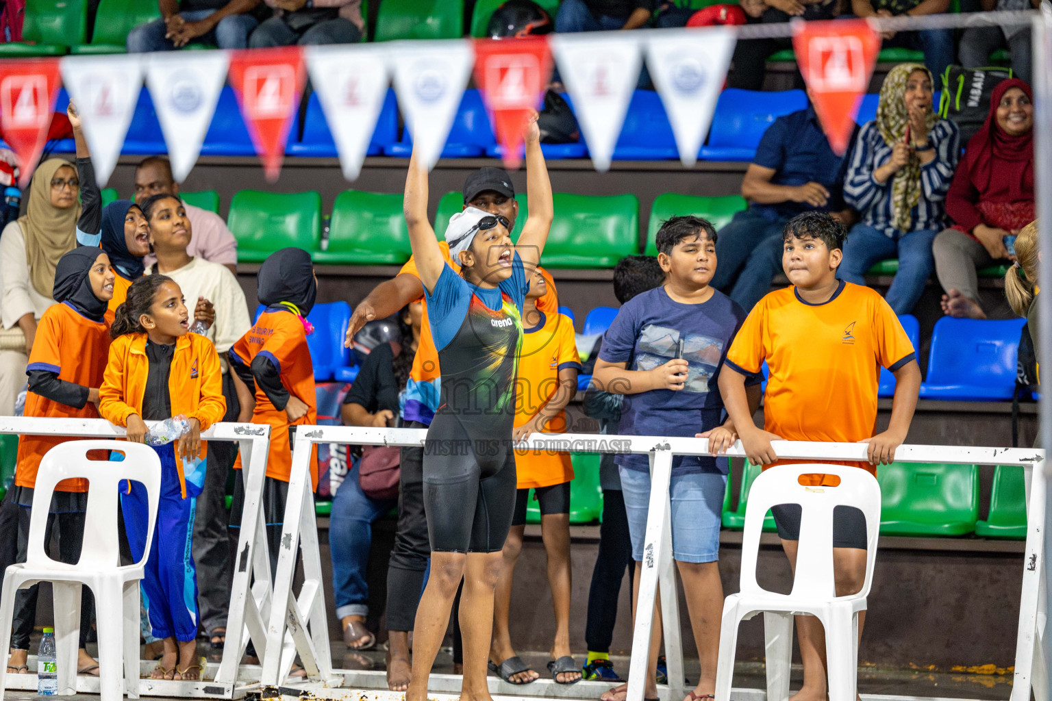 Day 4 of BML 5th National Swimming Kids Festival 2024 held in Hulhumale', Maldives on Thursday, 21st November 2024. Photos: Nausham Waheed / images.mv