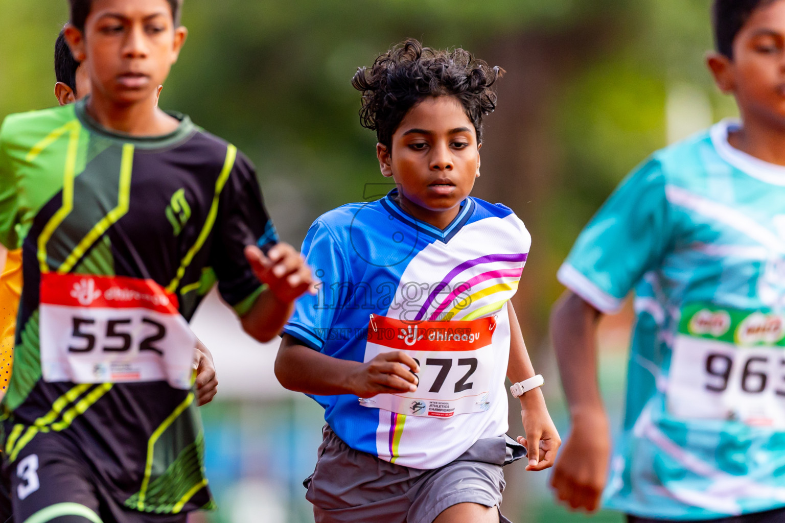 Day 5 of Inter-school Athletics Championship 2025 held in Ekuveni Synthetic Track, Male', Maldives on Saturday, 11th October 2025. Photos by: Nausham Waheed / Images.mv