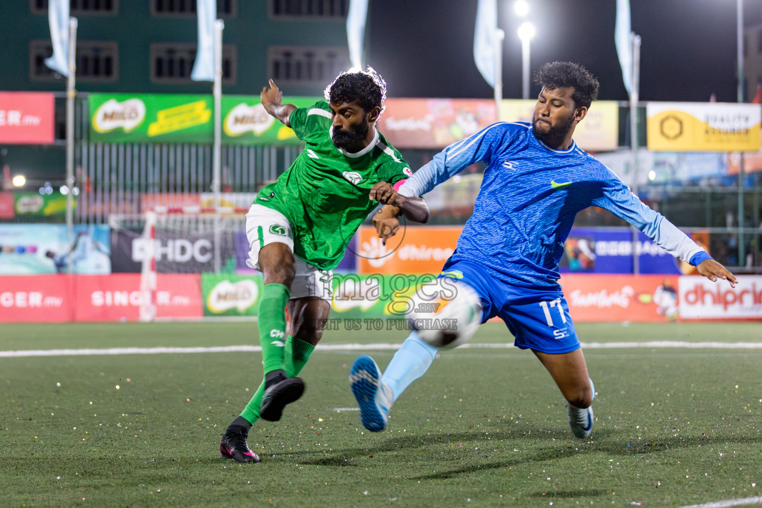 CLUB HDC vs CLUB FEN in Club Maldives Cup 2024 held in Rehendi Futsal Ground, Hulhumale', Maldives on Monday, 23rd September 2024. 
Photos: Mohamed Mahfooz Moosa / images.mv