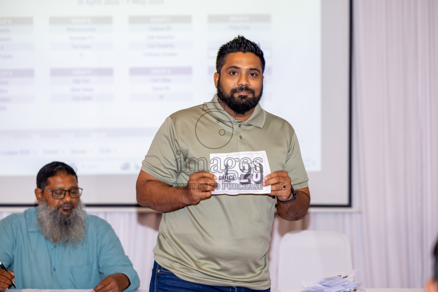 Draw Ceremony of Office League 2025 held in Male', Maldives on Saturday, 12th April 2025. Photos: Nausham Waheed / images.mv