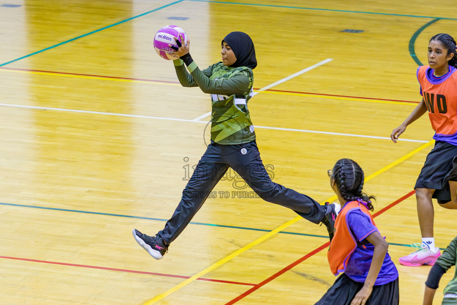 Finals of 26th Inter-School Netball Tournament 2025 was held in Social Center Indoor Hall on Saturday, 8th November 2025. Photos: Areef Adam / images.mv