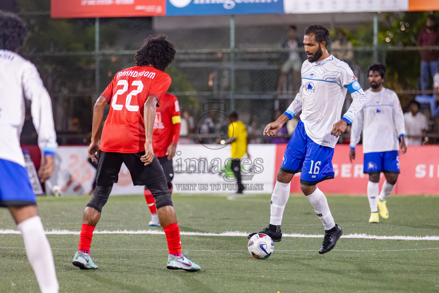 United BML vs Team MTCC in Club Maldives Cup 2024 held in Rehendi Futsal Ground, Hulhumale', Maldives on Saturday, 28th September 2024. 
Photos: Hassan Simah / images.mv