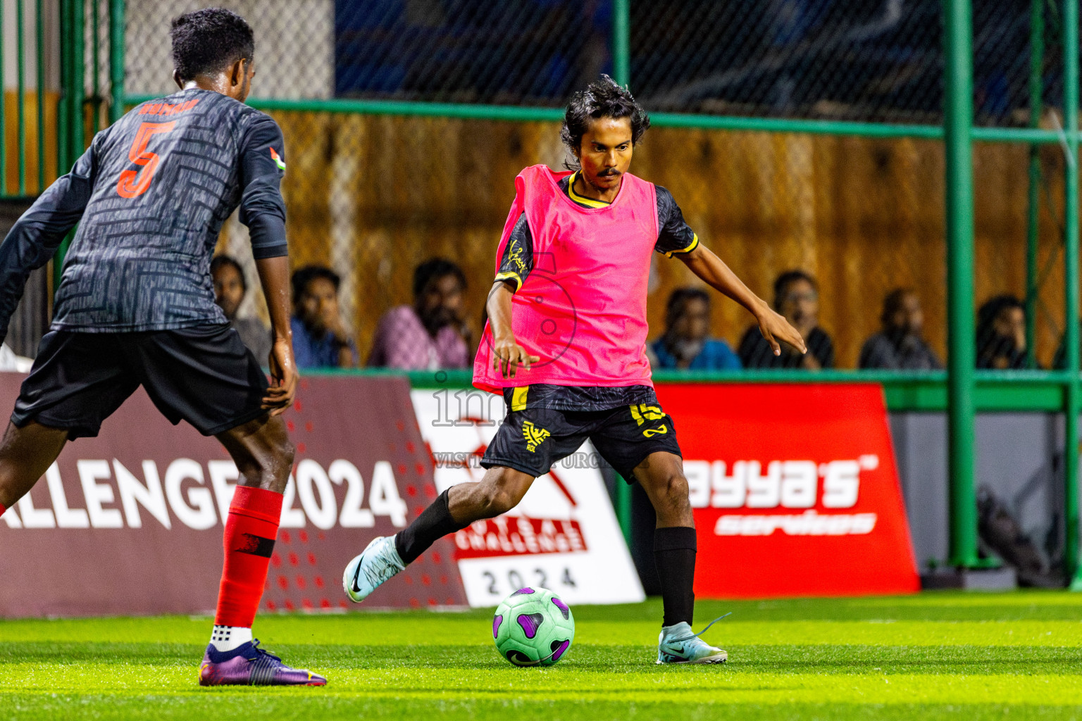 Bows vs RDL in Day 6 of BG Futsal Challenge 2024 was held on Sunday, 17th March 2024, in Male', Maldives Photos: Nausham Waheed / images.mv