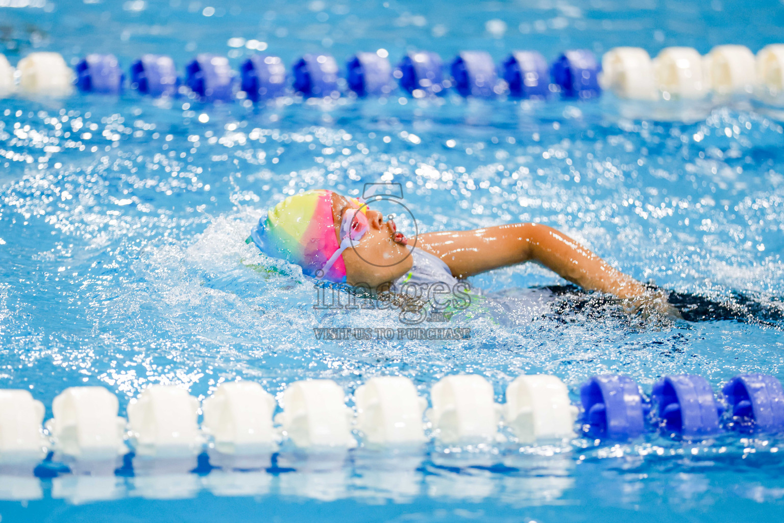 Day 1 of BML 6th National Kids Swimming Kids Festival 2025 held in Hulhumale', Maldives on Monday, 3rd November 2024. Photos: Hassan Simah / images.mv