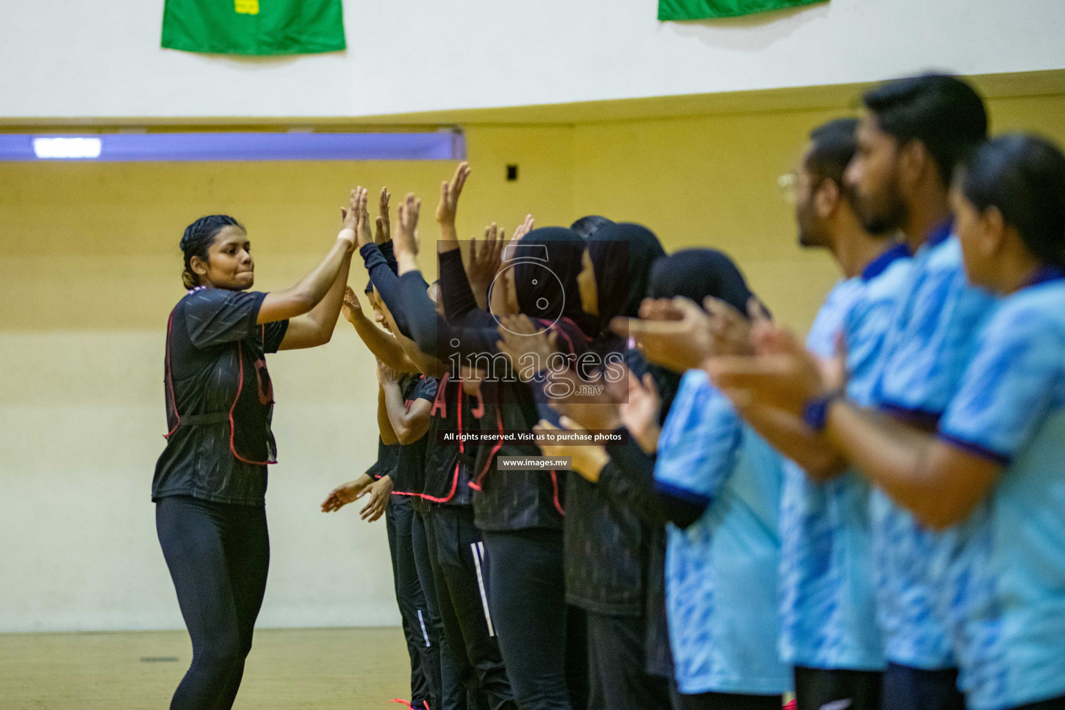 Kulhudhuffushi Youth & R.C vs Club Green Streets in the Finals of Milo National Netball Tournament 2021 (Women's) held on 5th December 2021 in Male', Maldives Photos: Ismail Thoriq / images.mv