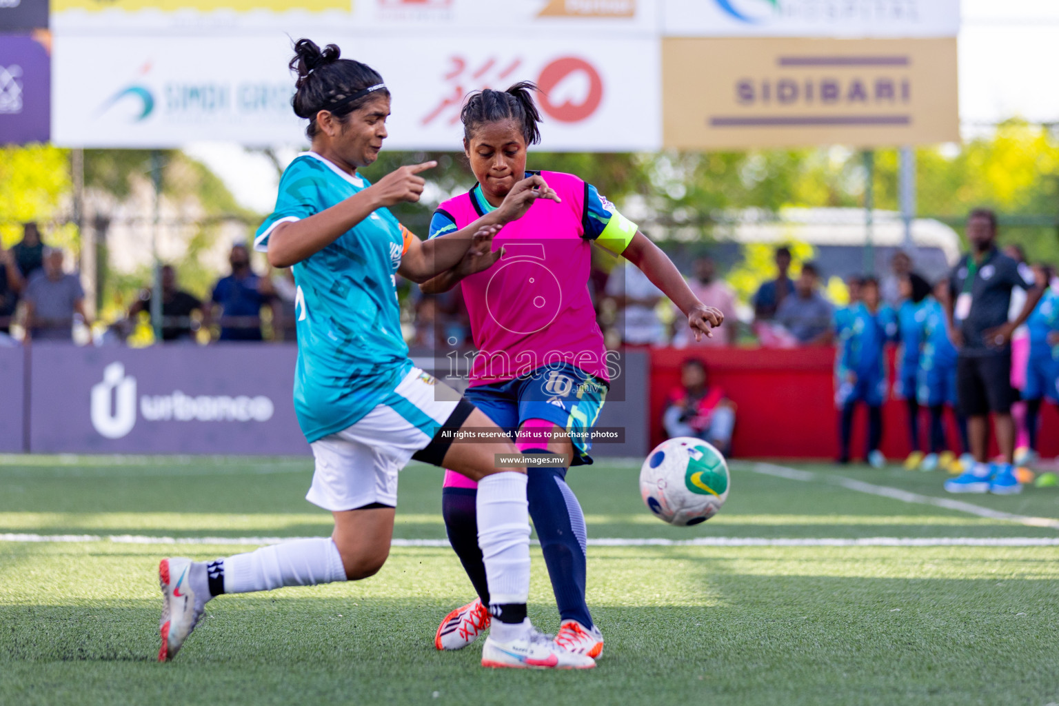 WAMCO vs MACL in 18/30 Futsal Fiesta Classic 2023 held in Hulhumale, Maldives, on Tuesday, 18th July 2023 Photos: Hassan Simah / images.mv