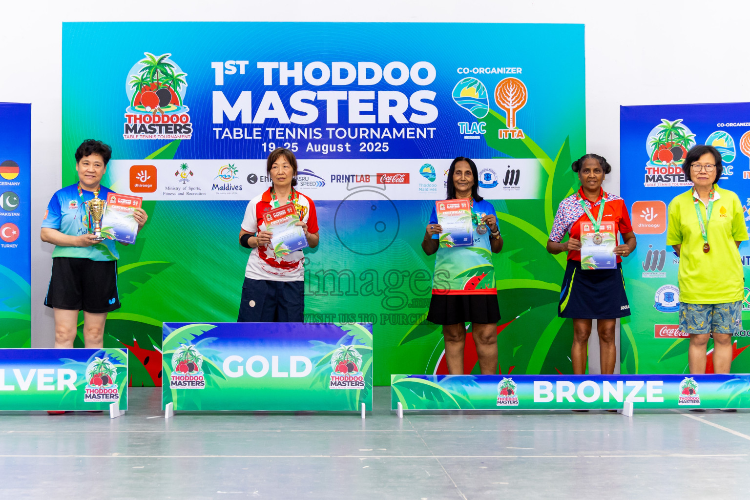 Day 3 of 1st Thoddoo Masters Table Tennis Tournament was held on Saturday, 23rd August 2025 in AA Thoddoo, Maldives. Photos: Nausham Waheed / images.mv