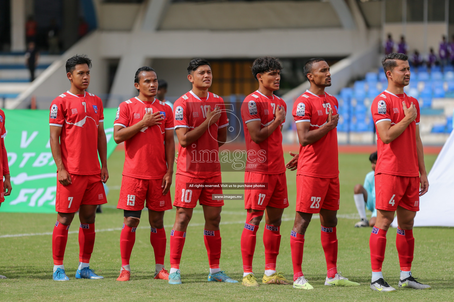 Nepal vs Pakistan in SAFF Championship 2023 held in Sree Kanteerava Stadium, Bengaluru, India, on Tuesday, 27th June 2023. Photos: Nausham Waheed, Hassan Simah / images.mv