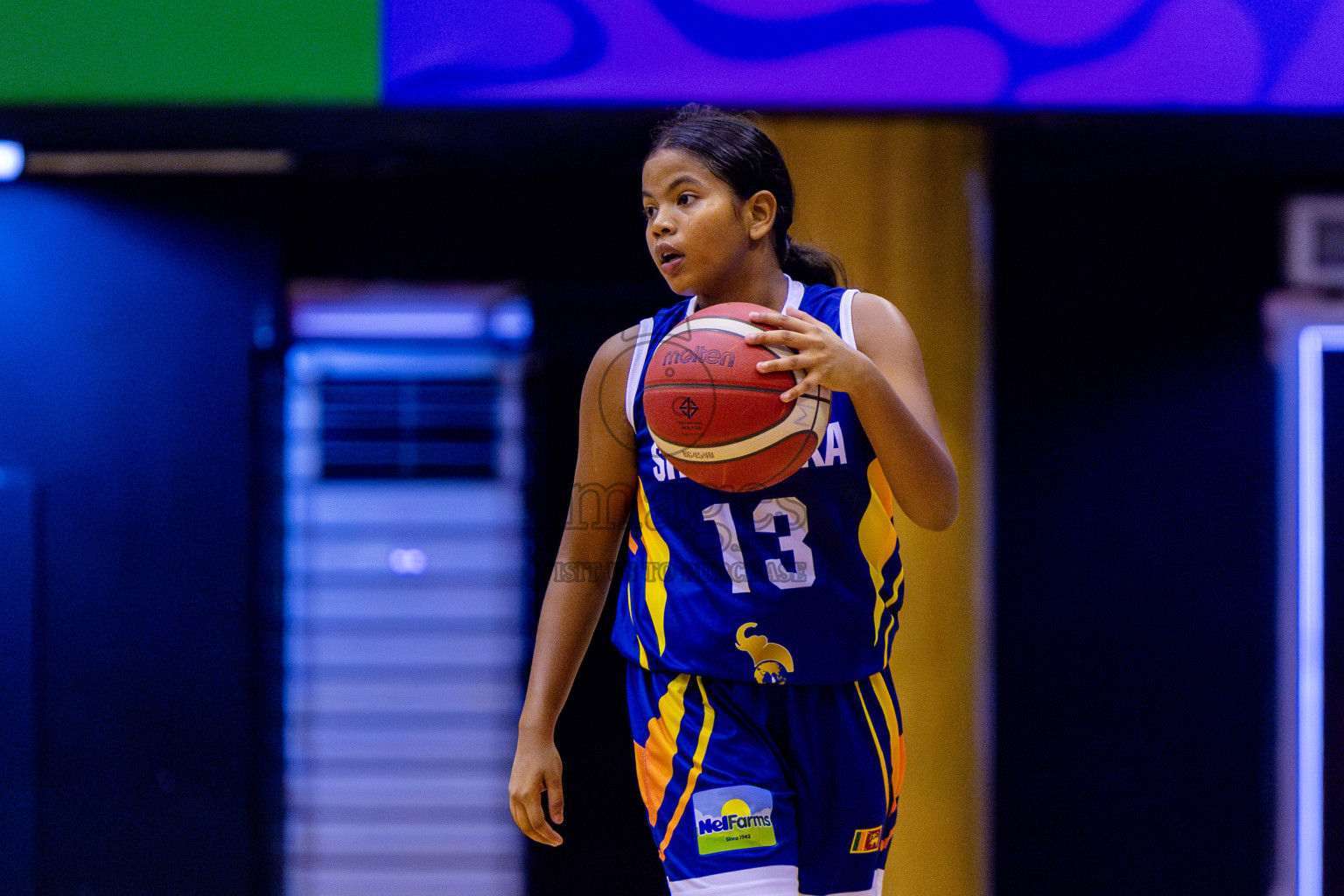 India vs SriLanka in Day 1 of Under 16 Woman's Asian Cup SABA Qualifiers 2025 was held in Social Center, Male', Maldives on 12th June 2025. Photos: Nausham Waheed / images.mv