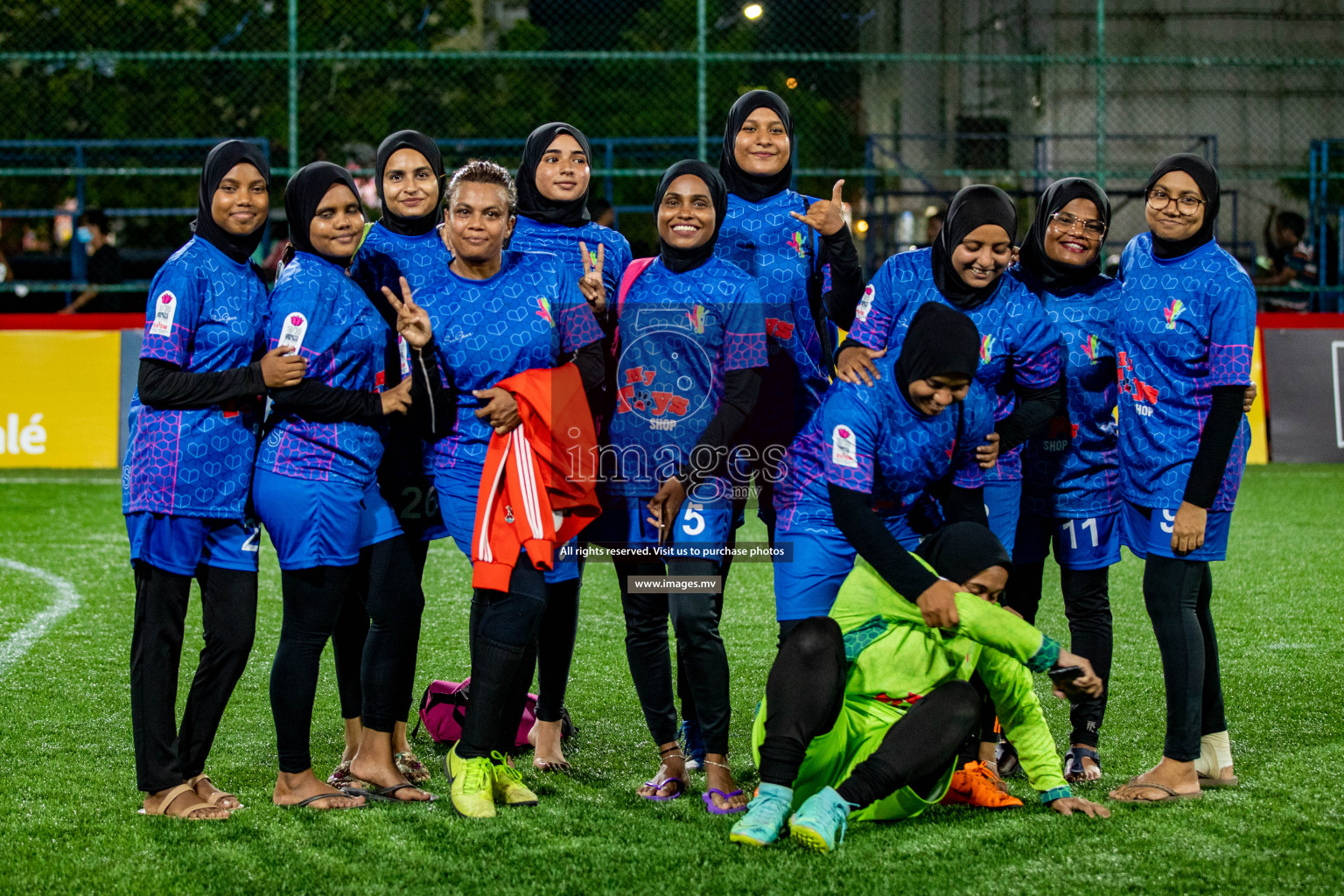 MPL vs Club MYS in Eighteen Thirty Women's Futsal Fiesta 2022 was held in Hulhumale', Maldives on Monday, 21st October 2022. Photos: Hassan Simah / images.mv