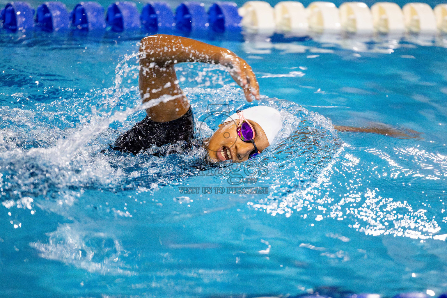 Day 4 of National Swimming Championship 2024 held in Hulhumale', Maldives on Monday, 16th December 2024. Photos: Hassan Simah / images.mv