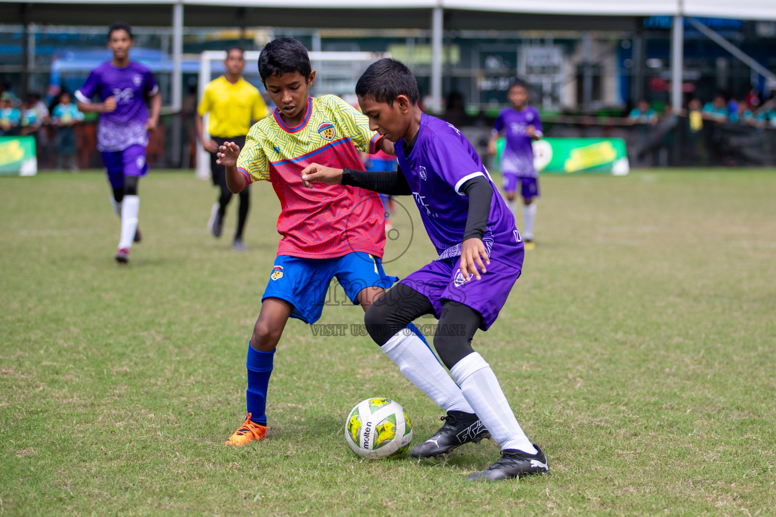 Day 3 of MILO Academy Championship 2024 - U12 was held at Henveiru Grounds in Male', Maldives on Saturday, 6th July 2024. Photos: Mohamed Mahfooz Moosa / images.mv