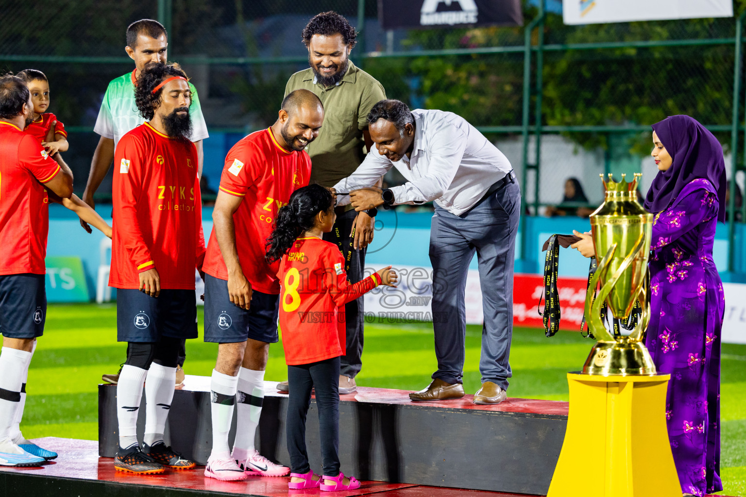 Dee Ess Kay vs Kovigoani in Final of Laamehi Dhiggaru Ekuveri Futsal Challenge 2024 was held on Wednesday, 31st July 2024, at Dhiggaru Futsal Ground, Dhiggaru, Maldives Photos: Nausham Waheed / images.mv