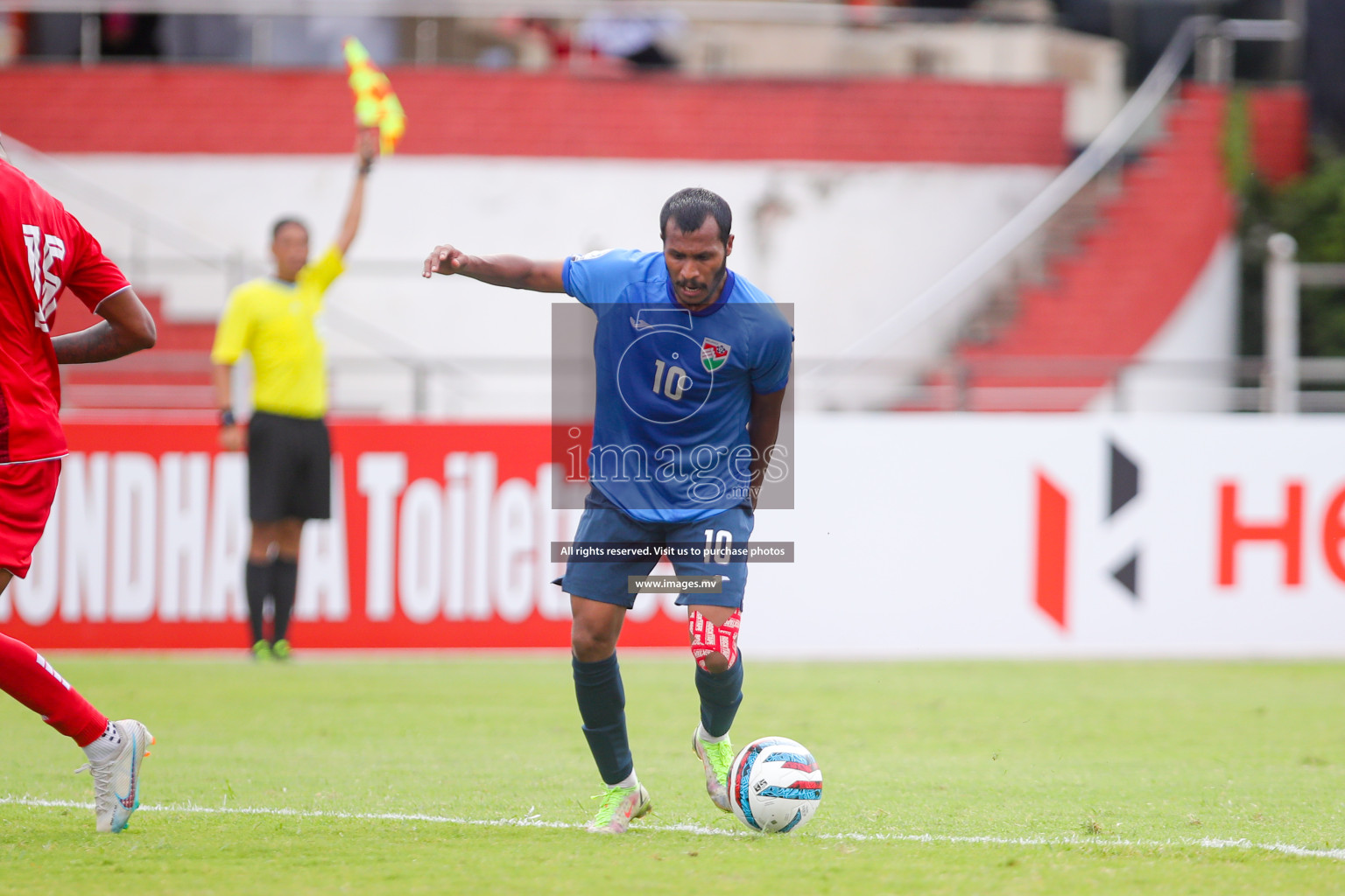 Lebanon vs Maldives in SAFF Championship 2023 held in Sree Kanteerava Stadium, Bengaluru, India, on Tuesday, 28th June 2023. Photos: Nausham Waheed, Hassan Simah / images.mv