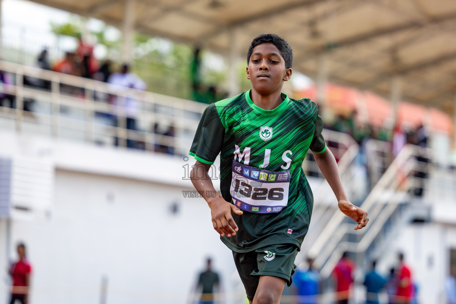 Day 1 of MWSC Interschool Athletics Championships 2024 held in Hulhumale Running Track, Hulhumale, Maldives on Saturday, 9th November 2024. 
Photos by: Ismail Thoriq, Hassan Simah / Images.mv