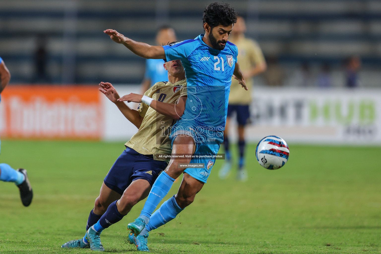 India vs Kuwait in SAFF Championship 2023 held in Sree Kanteerava Stadium, Bengaluru, India, on Tuesday, 27th June 2023. Photos: Nausham Waheed, Hassan Simah / images.mv