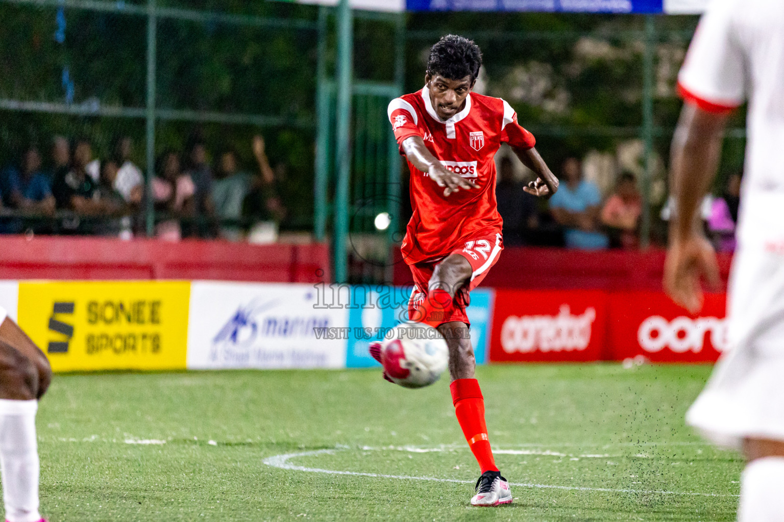 Th. Vilufushi  VS  Th. Gaadhiffushi in Day 20 of Golden Futsal Challenge 2024 was held on Saturday , 3rd February 2024 in Hulhumale', Maldives Photos: Nausham Waheed / images.mv