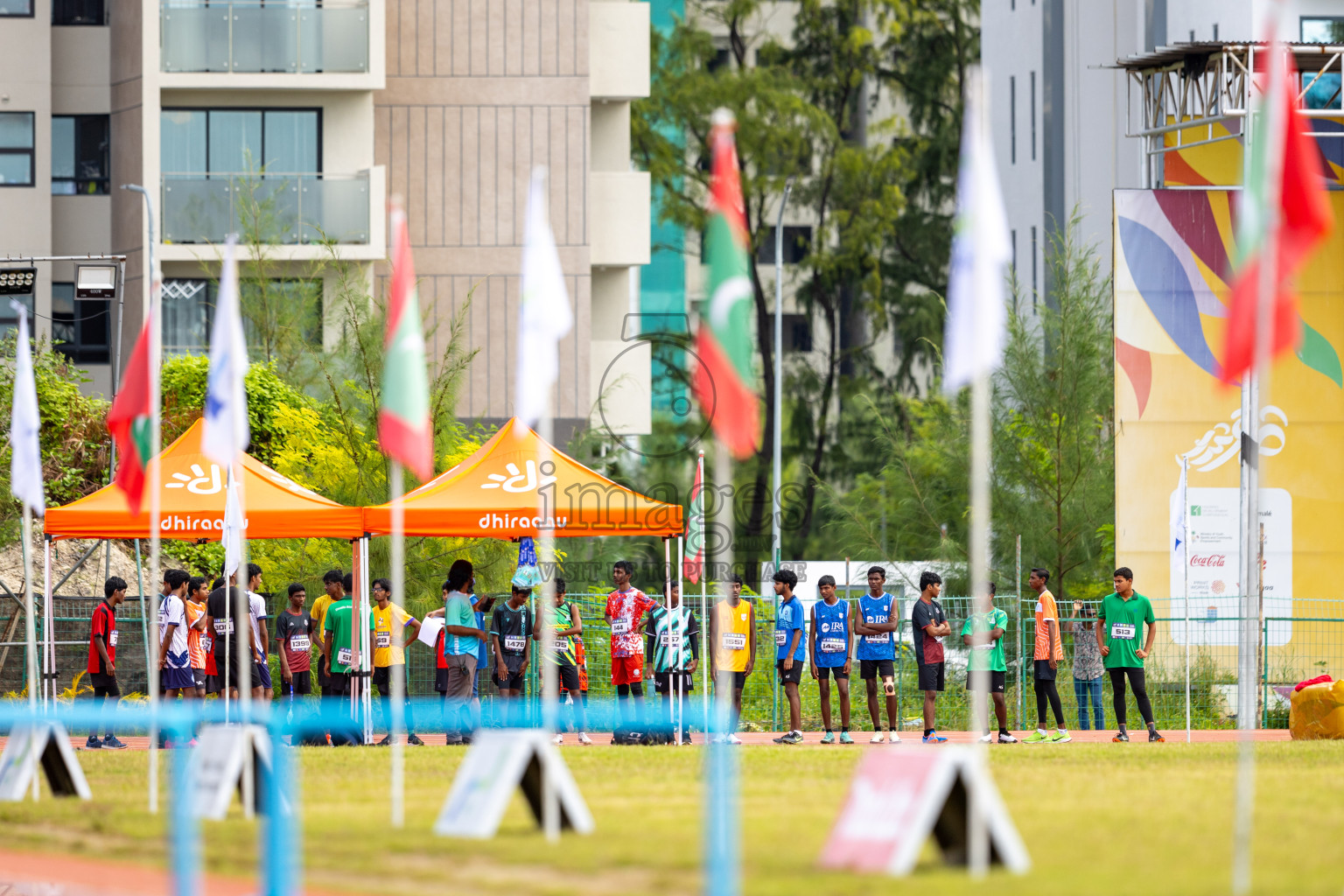 Day 2 of MWSC Interschool Athletics Championships 2024 held in Hulhumale Running Track, Hulhumale, Maldives on Sunday, 10th November 2024.
Photos by: Ismail Thoriq / Images.mv